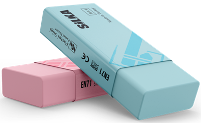 SİLKA SİLGİ PASTEL 4 RENK 20 Lİ ART.4