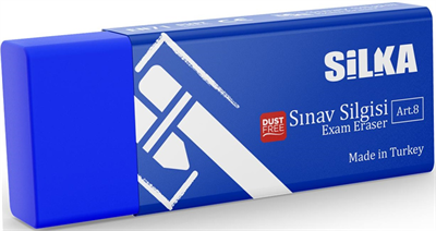 SİLKA SİLGİ SINAV MAVİ 20 Lİ ART.8