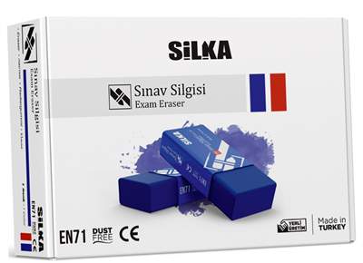 SİLKA SİLGİ SINAV MAVİ 30 LU ART.10