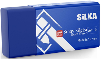 SİLKA SİLGİ SINAV MAVİ 30 LU ART.10