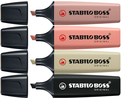 Stabilo Fosforlu Kalem Boss Naturecolors Set 4Lü 70/4-2-3