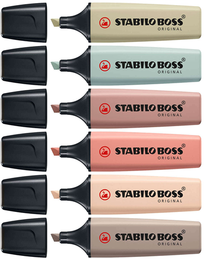 Stabilo Fosforlu Kalem Boss Naturecolors Set 6lü 70/6-2-2