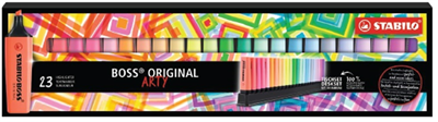STABILO FOSFORLU KALEM BOSS ORIGINAL SET 23 LÜ 7023-01 51000731 (9 FLORESAN+14 PASTEL RENK)
