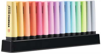 Stabilo Fosforlu Kalem Boss Original Set 15li Yeni Pastel 7015-02-5