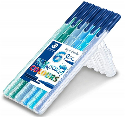 STAEDTLER KEÇELİ KALEM 6LI OKYANUS 323 SB6CS5