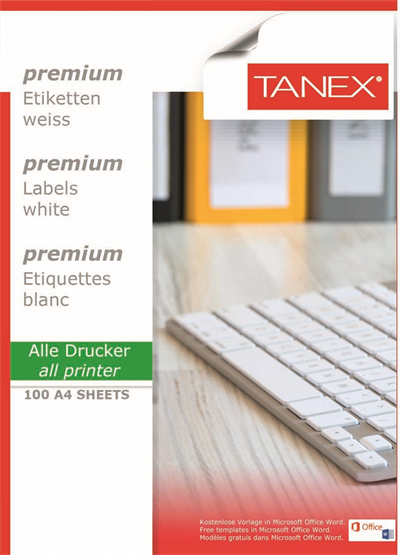 TANEX LASER ETİKET TW-2014 99.1 X 38.1 MM ( 14 ) 100 LÜ
