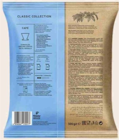 TCHIBO FİLTRE KAHVE CAFE CLASSİC MİLD 500g 506448