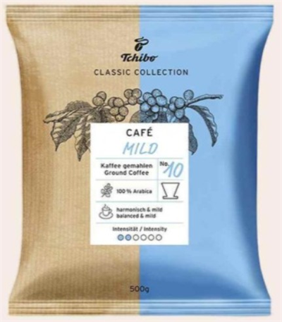 TCHIBO FİLTRE KAHVE CAFE CLASSİC MİLD 500g 506448