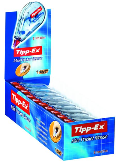 Tipp-Ex Mini Pocket Mouse Şerit Silici 4.2 mm x 6 m 10lu Kutu