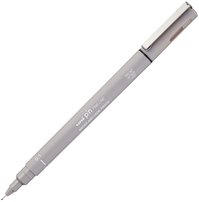 Uniball Drawing Pen Pin01-200 0.1 Açık Gri