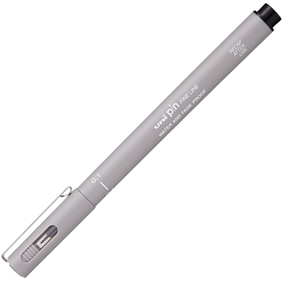 Uniball Drawing Pen Pin01-200 0.1 Açık Gri