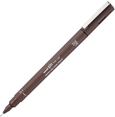 Uniball Drawing Pen Pin01-200 0.1 Sepya