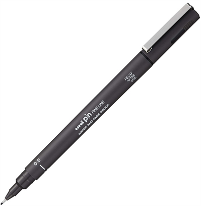 Uniball Drawing Pen Pin05-200 0.5 Koyu Gri