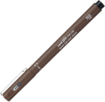 Uni Drawıng Pen Pın05-200 0.5 Sepya