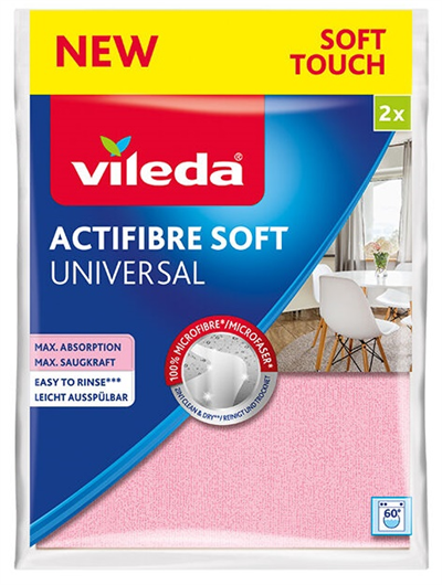 VİLEDA BEZ PVA MİKRO AKTİFİBRE SOFT TEMİZLİK BEZİ 2 Lİ 171813
