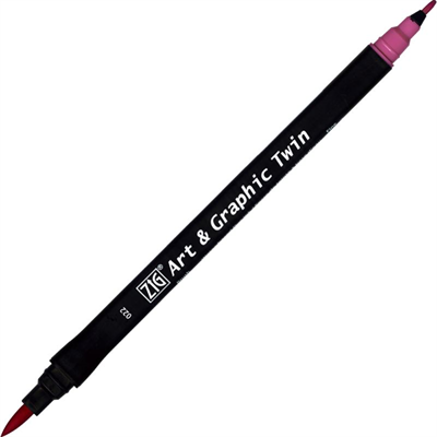 Zıg Art&Graphıc Twın Tut-80 022 Dark Pınk