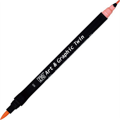 Zıg Art&Graphıc Twın Tut-80 025 Lıght Carmıne