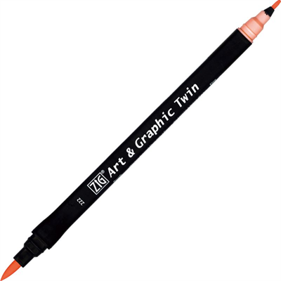 Zig Art & Graphic Twin Marker Kalem – Pink Flamingo (222)