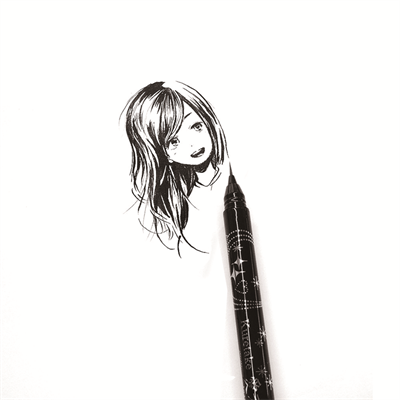 ZIG BRUSH PEN AI LINER ULTRA FINE BLACK ED100S