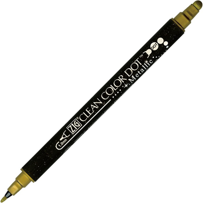 Zig Clean Color Dot Metalik TC-8100 101 Gold