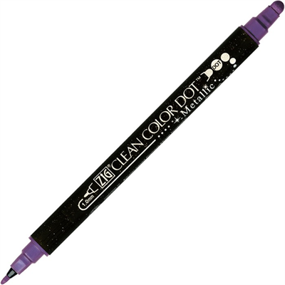 Zıg Clean Color Dot Metalik Tc-8100 124 Vıolet