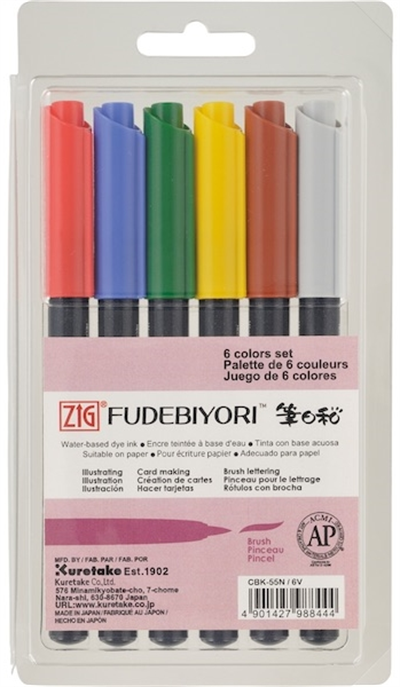 Zıg Fudebıyorı Brush Cbk-55N/ 6V 6 Lı