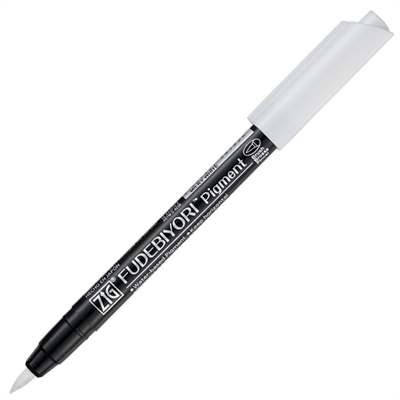 ZIG FUDEBIYORI BRUSH CBK-55P PIGMENT WHITE