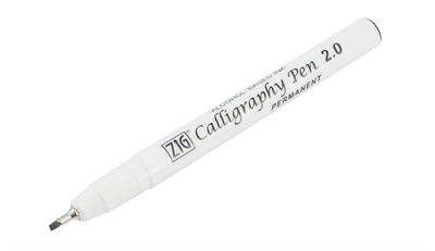 Zig Kaligrafi Kalemi Pca-210 Permanent 2.0 Mm Siyah