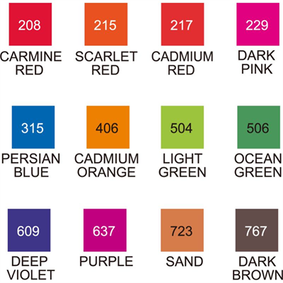 ZIG KURECOLOR TWIN S KC-3000/12B2 12 Lİ BRILLIANT COLORS