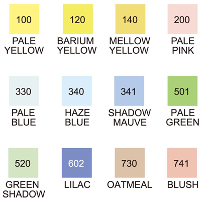 ZIG KURECOLOR TWIN S KC-3000/12B5 12 Lİ PALE COLORS