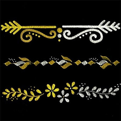 Zıg Yazı Seti Metalik Gold&Sılver Ms/3Vgs 3Lü