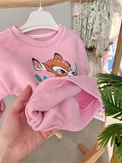 Bambi Şardonlu Takım Pembe