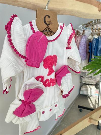 Barbie Botlu 5li Takım Beyaz