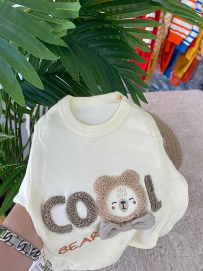 Cool Ayı Fitilli Bereli Takım Kahve