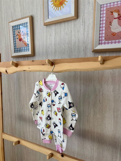 Hello Kitty Kuromi Desen Pijama Takımı