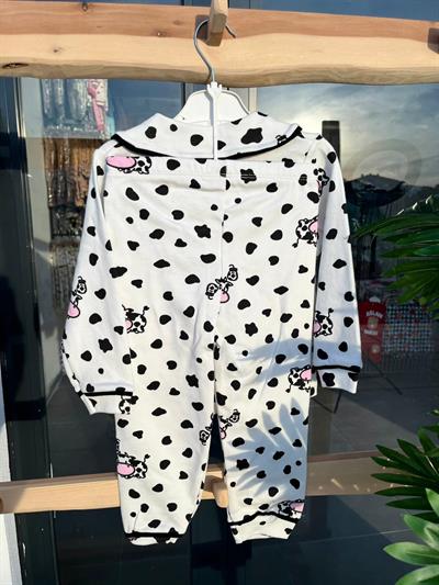 İnekli Pijama Takımı Yaş