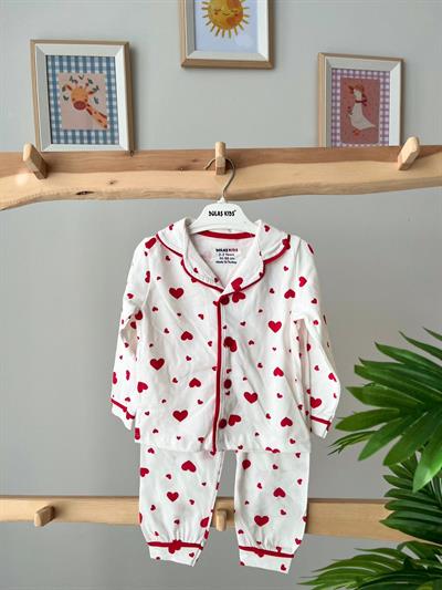 Kalpli Pijama Takımı Yaş