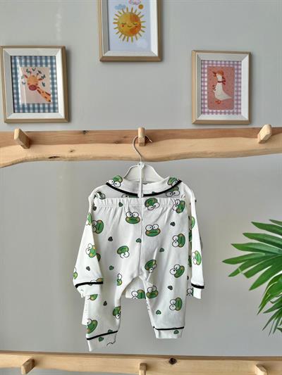 Kurbağa Pijama Takımı Aylık