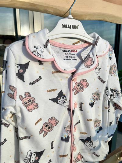 Kuromi & Labubu Pijama Takımı Somon