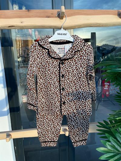 Leopar Pijama Takımı Yaş