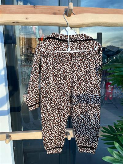 Leopar Pijama Takımı Yaş
