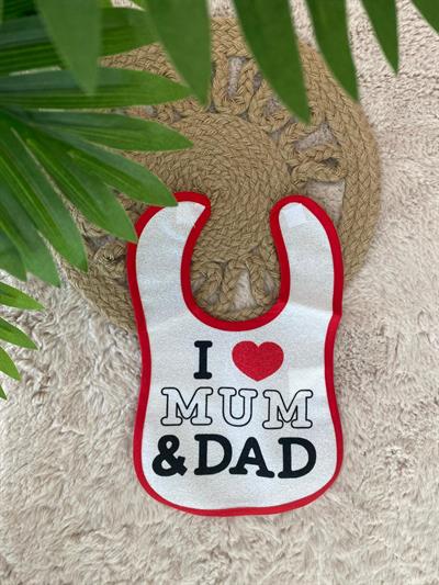 Mum Dad Kırmızı Önlük