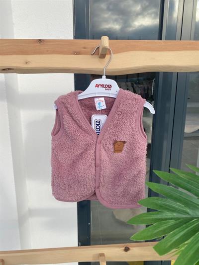 Wellsoft Peluş Yelek Mor