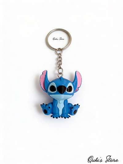Mavi Stitch, Dekoratif Anahtarlık ve Çantar Charmı, 1 Adet