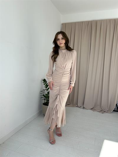 Alina Bej Rengi Elbise