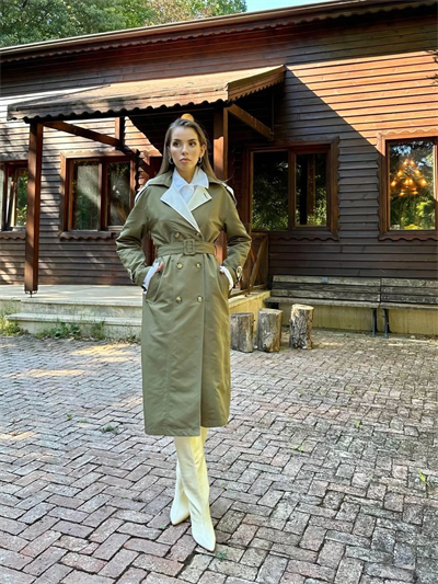 Garnili Trençkot Haki-Bej