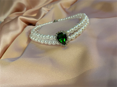 Özel Tasarım Zümrüt choker