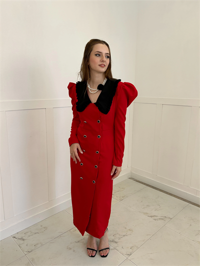Polina Kırmızı Elbise