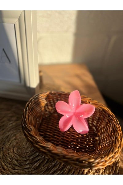 Pembe Lotus Saç Tokası