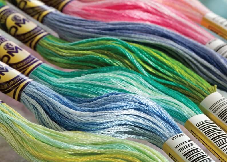 dmc color variations, dmc muline iplik